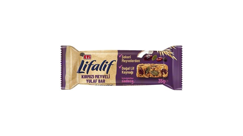 Eti Lifalif Red Fruit Oatmeal Bar 35 g