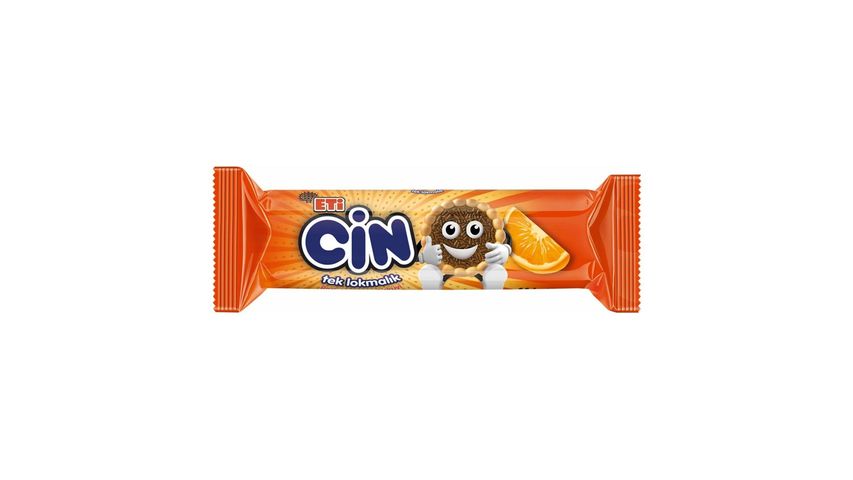 Eti Cin Lokmalık Portakallı Bisküvi 114 g