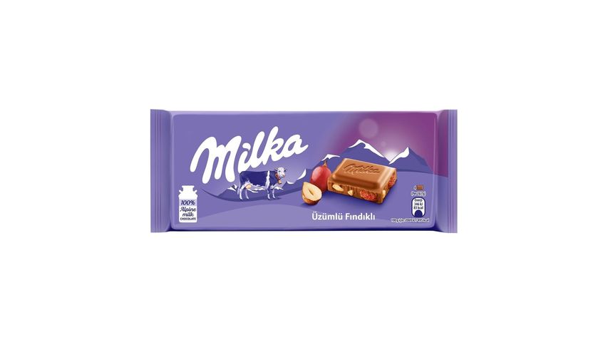 Milka Üzümlü Fındıklı Çikolata 80 g
