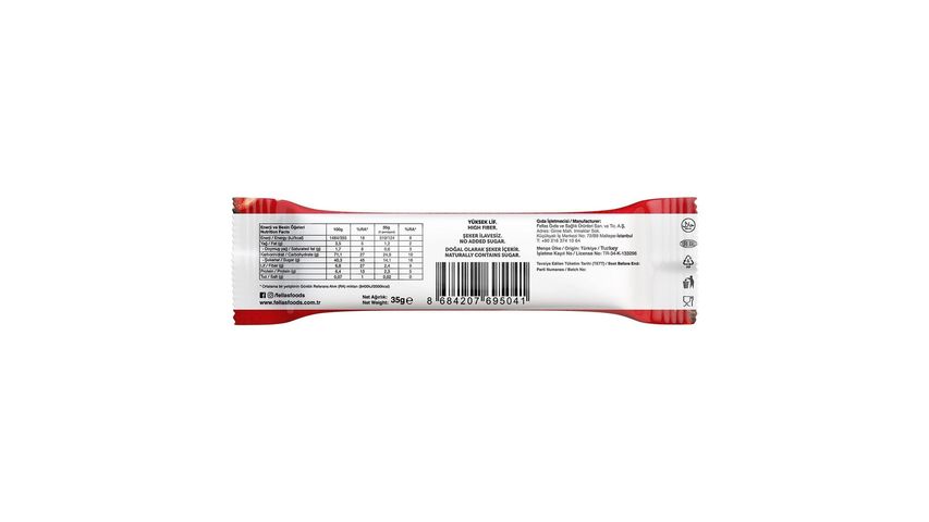 Fellas Çilekli ve Fındıklı Meyve Bar 35 g