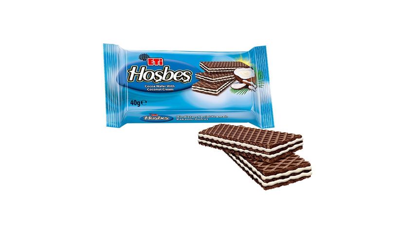 Eti Hoşbeş Coconut Cream Cocoa Wafer 40 g