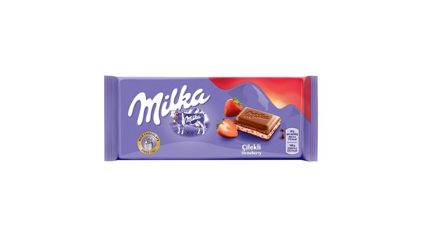 Milka Çilekli Çikolata 100 g
