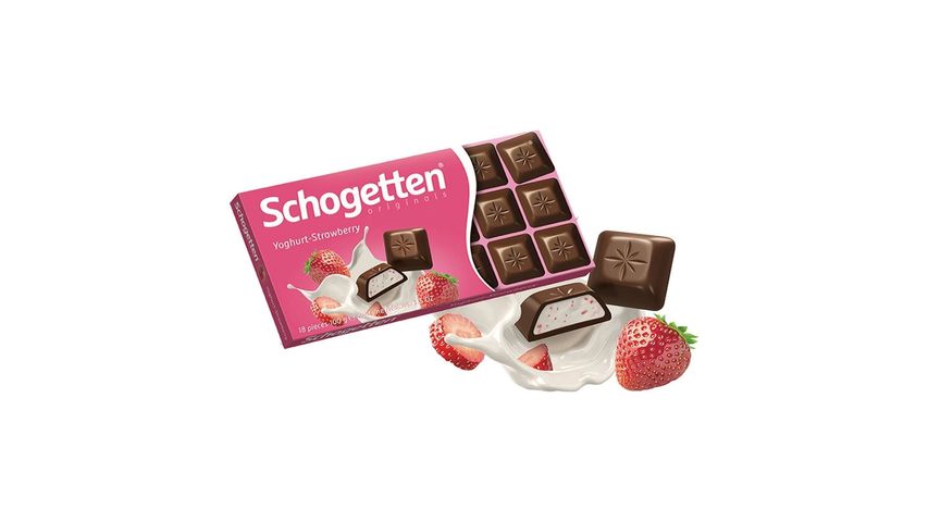 Schogetten Çilekli Yoğurtlu Çikolata 100 g