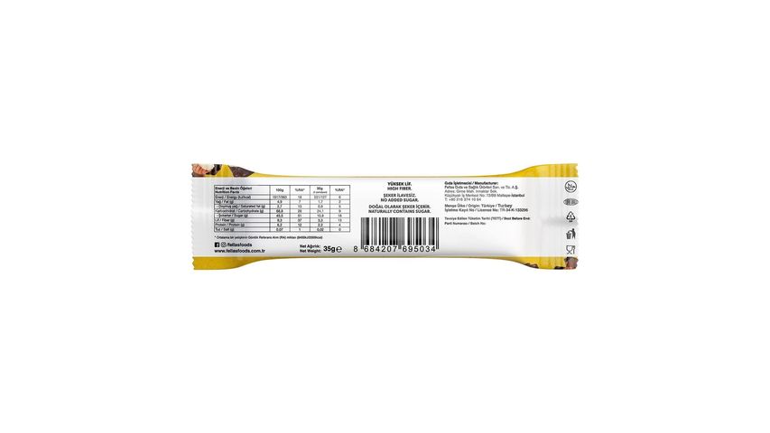 Fellas Muzlu ve Bademli Meyve Bar 35 g