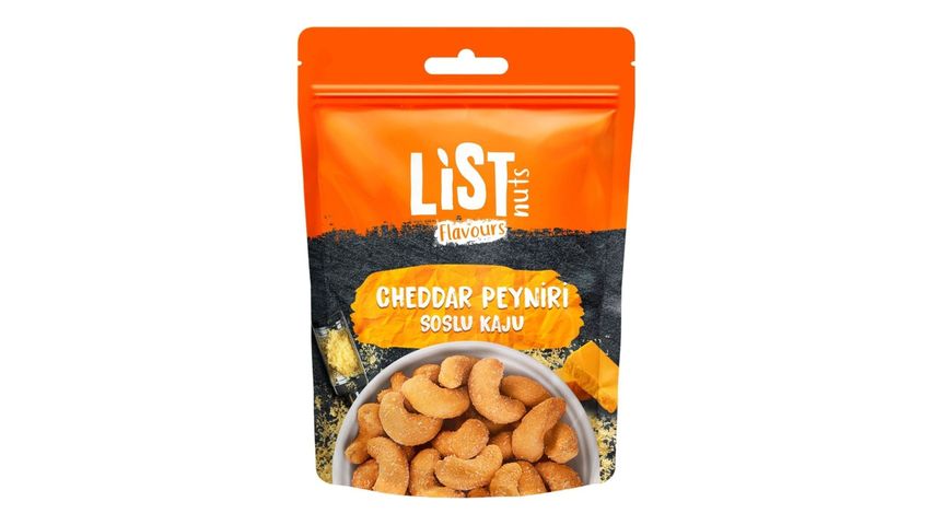 List Flavors Cashew with Cheddar Sauce 100 g