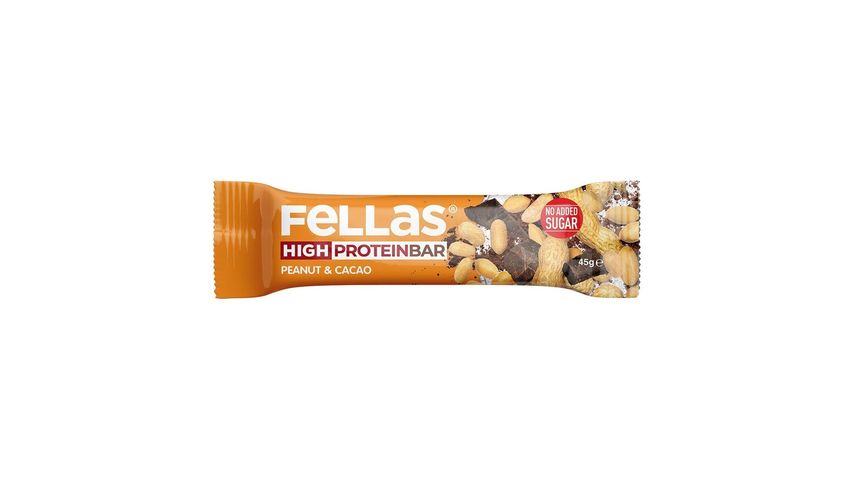 Fellas Peanut & Cocoa High Protein Bar 45 g