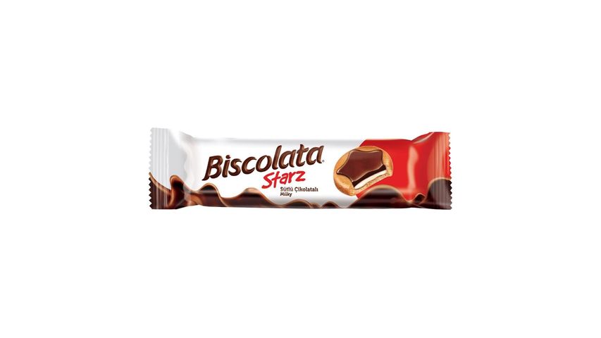 Biscolata Starz Milk Chocolate Covered Biscuits 82 g