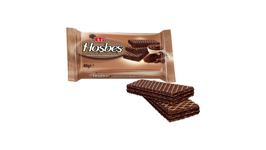 Eti Hoşbeş Kakao Kremalı Gofret 40 g