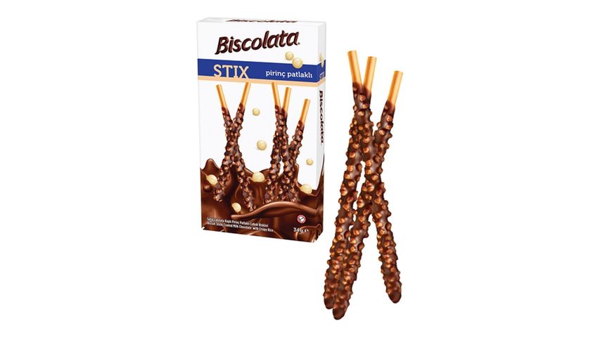 Biscolata Stix Pirinç Patlaklı Bisküvi 34 g