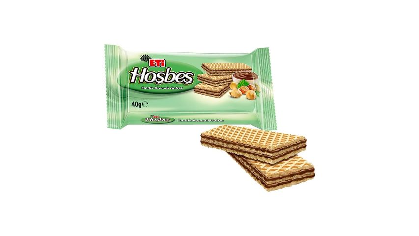 Eti Hoşbeş Fındık Kremalı Gofret 40 g