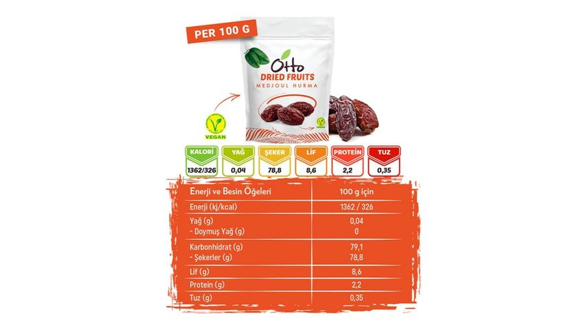 Otto Dried Fruits Medjoul Date 150 g