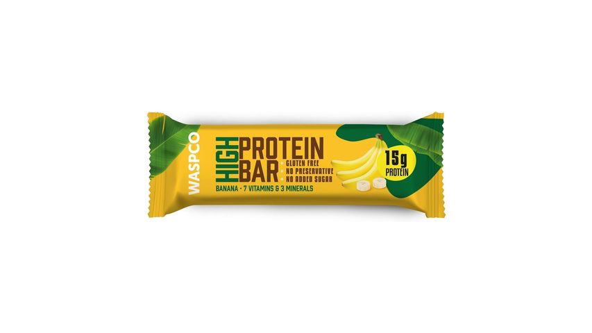 Waspco Banana Protein Bar 50g