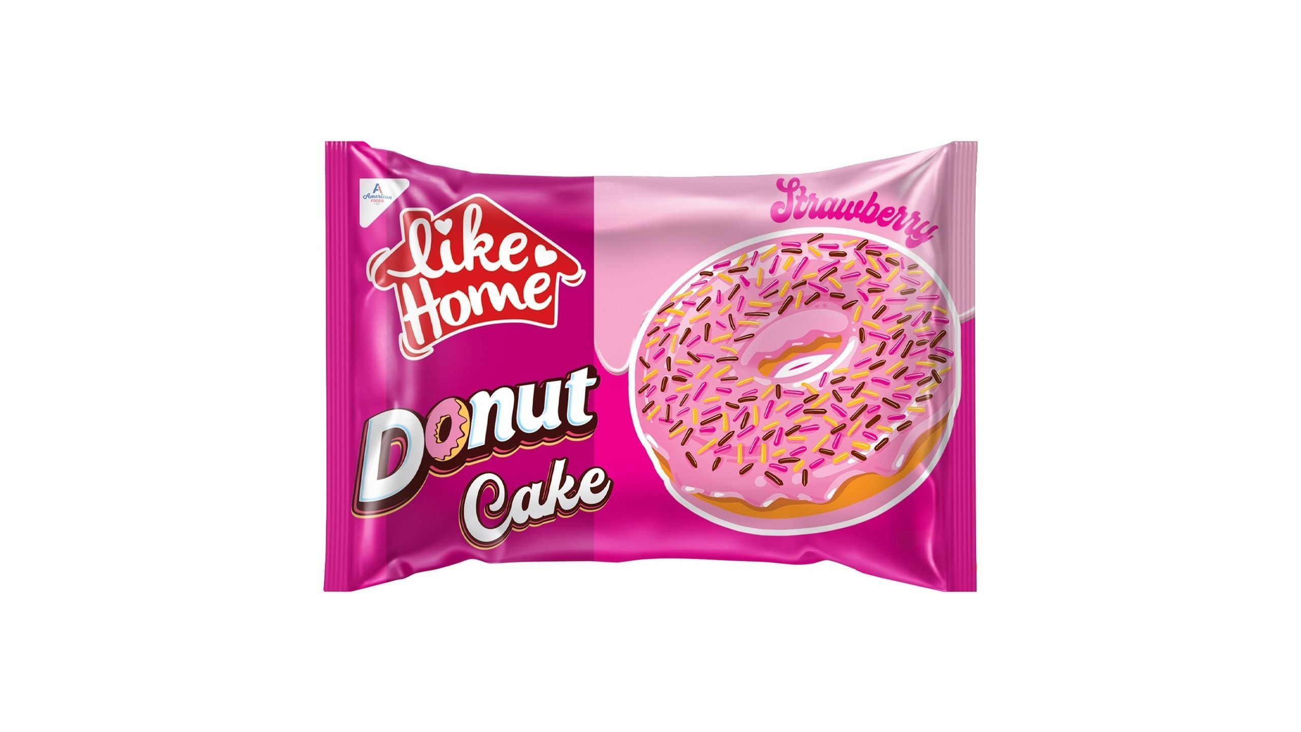 LİKEHOME DONUT CAKE ÇİLEKLİ KEK 40G