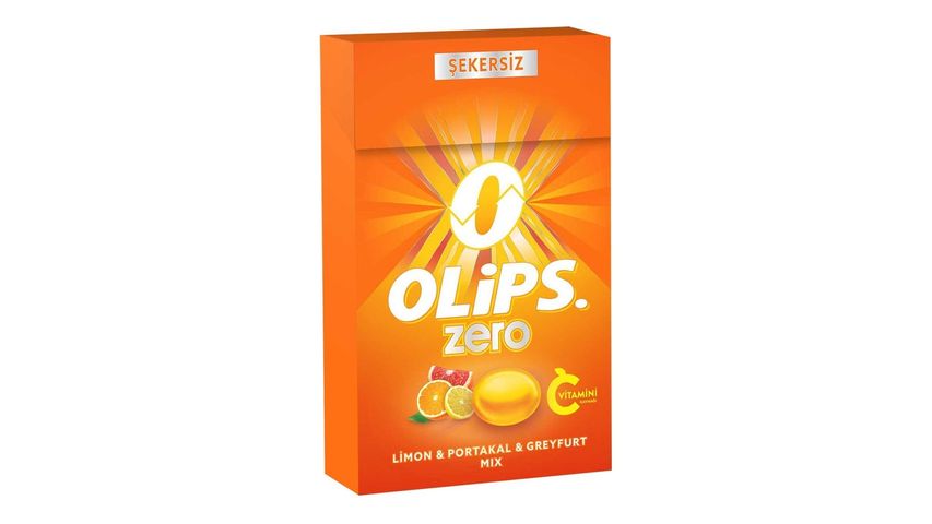 Olips Zero Sugar-Free Lemon & Orange Flavored Gum 28 g