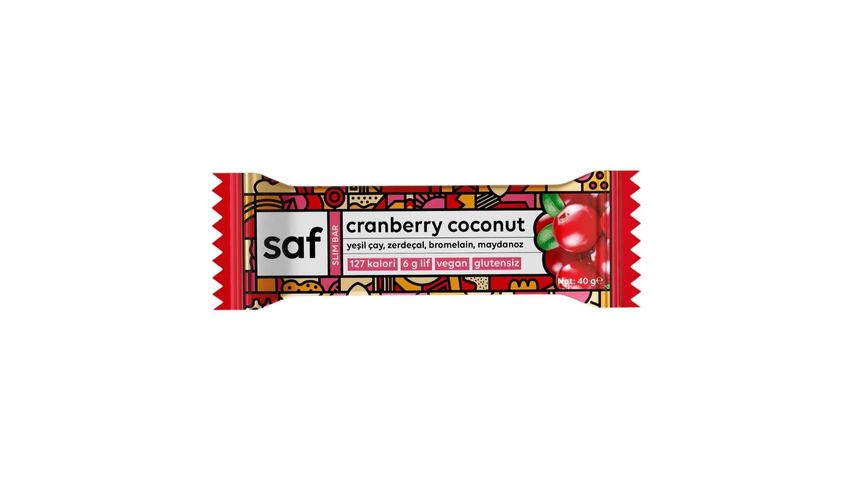 Saf Nutrition Cranberry & Coconut Bar 50 g