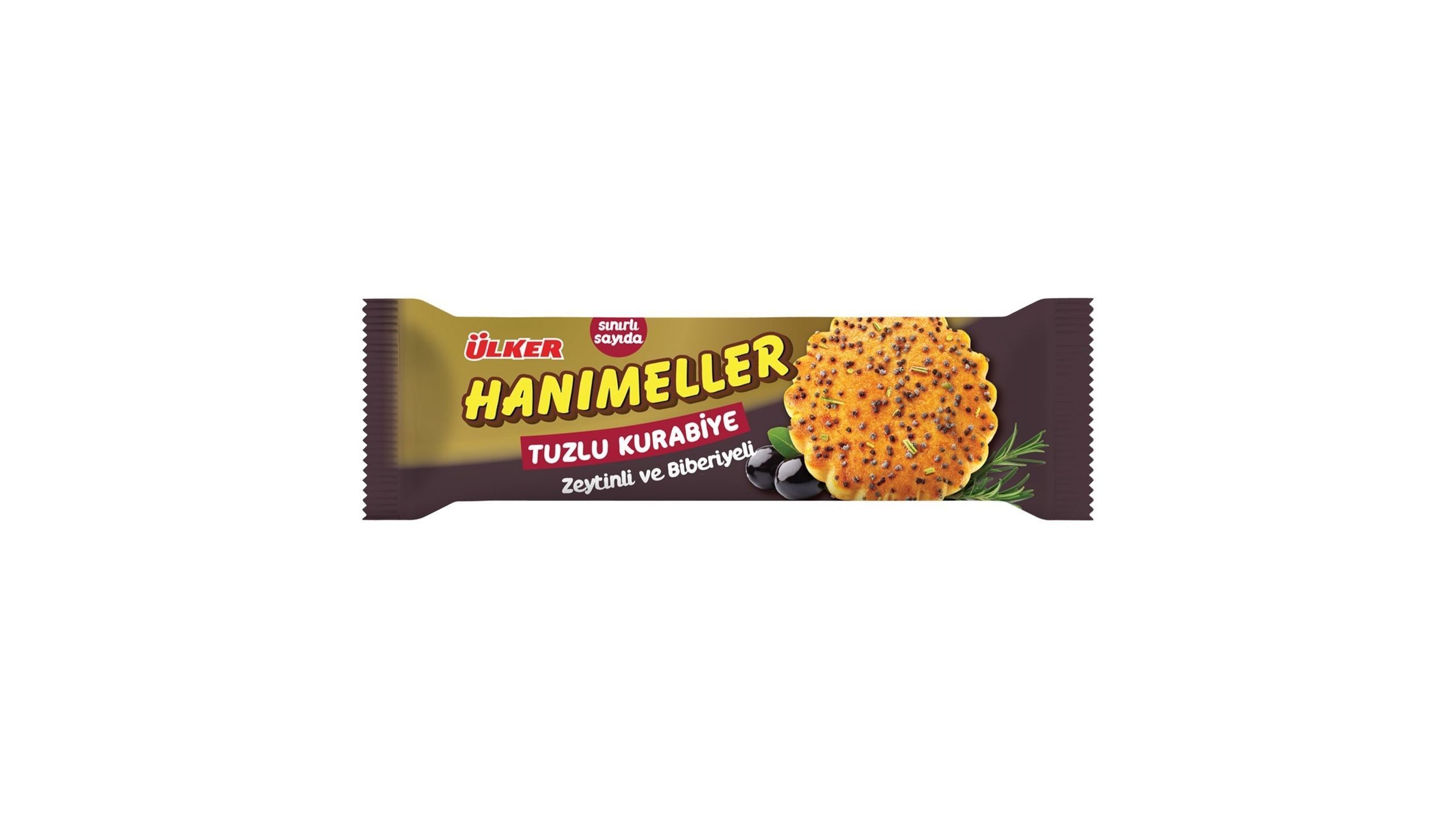 Ülker Hanımeller Zeytinli ve Biberiyeli Tuzlu Kurabiye 81 g