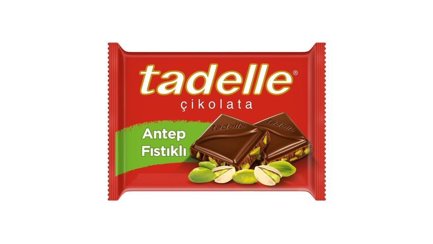 Tadelle Bol Sütlü Antep Fıstıklı Tablet Çikolata 60 g