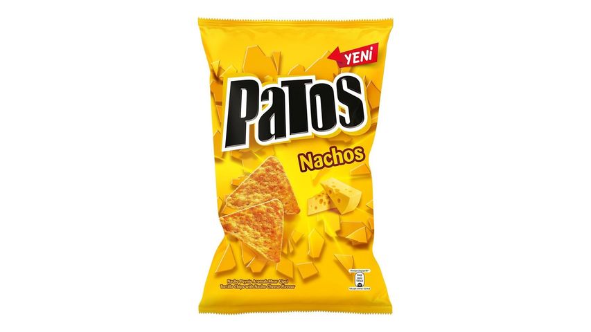 Patos Nachos Peynir Aromalı Mısır Cipsi 185 g