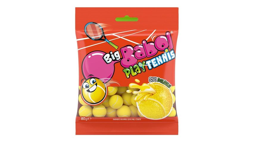 Big Babol Pineapple Flavored Gum 80 g