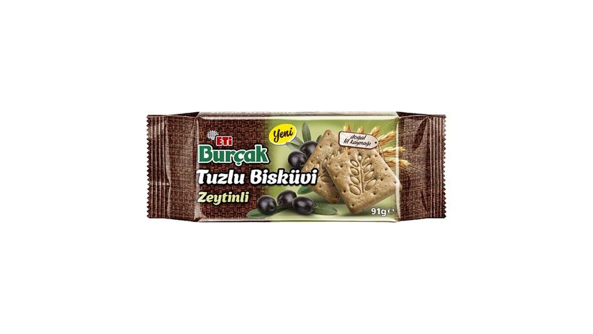 Eti Burçak Tuzlu Zeytinli Bisküvi 91 g