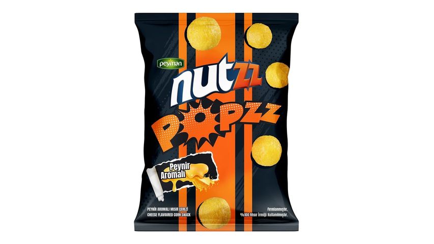 Nutzz Popzz Cheese Flavored Corn Snack 100 g