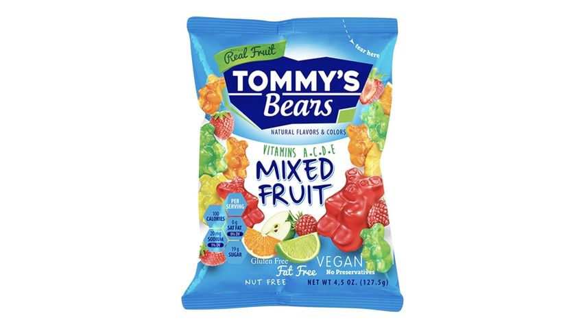 Tommy's Bears Karışık Meyve Aromalı Yumuşak Şeker 127,5 g
