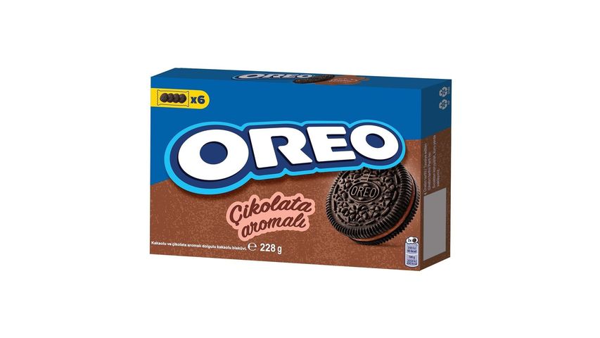 Oreo Çikolata Aromalı Bisküvi 228 g