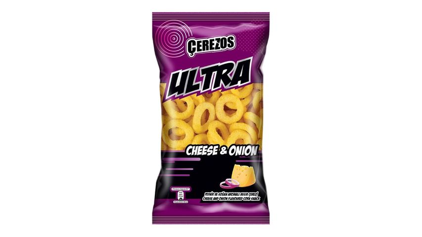Çerezos Ultra Peynir & Soğan Aromalı Mısır Cips 100 g