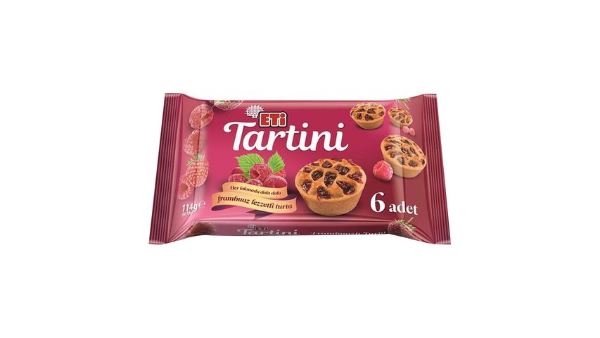 Eti Tartini Raspberry Tart Cake 114 g