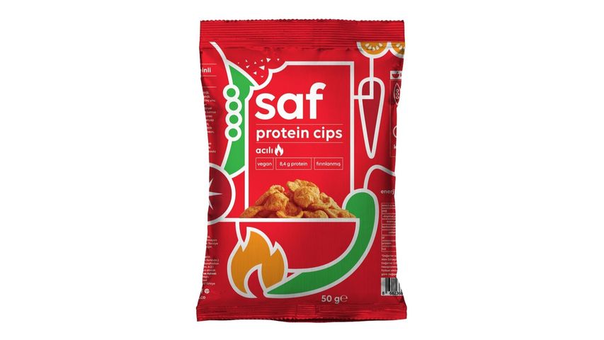 Saf Nutrition Hot Flavored Protein Chips 50 g