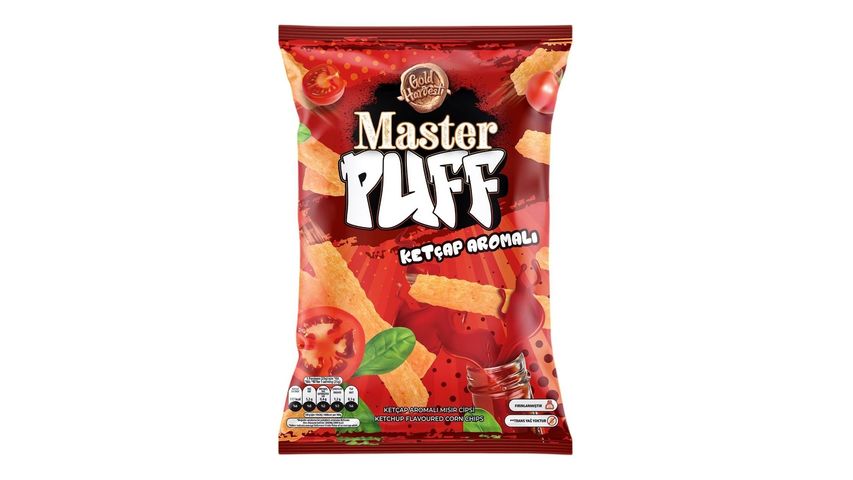 Master Puff Ketchup Flavored Corn Snack 90 g
