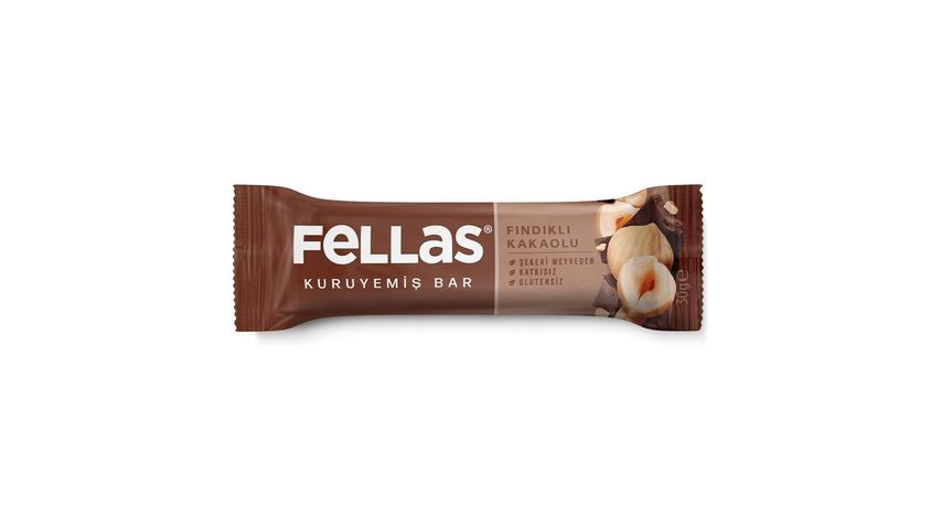 Fellas Fındıklı Kakaolu Kuruyemiş Bar 30 g