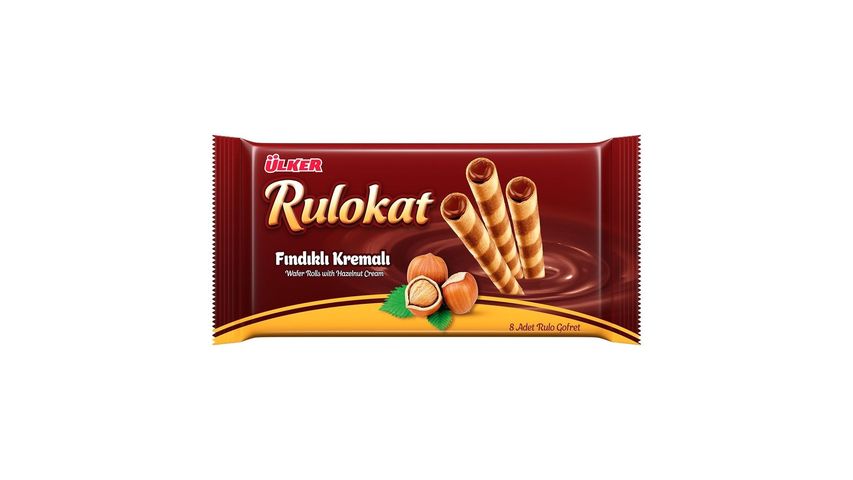 Ülker Rulokat Fındıklı Kremalı Gofret 42 g