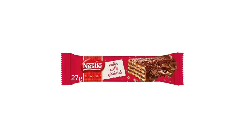 Nestle Classic Sütlü Çikolatalı Çıtır Gofret 27 g