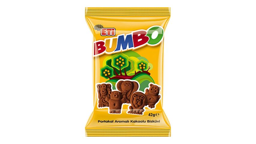 Eti Bumbo Orange Flavored Cocoa Biscuits 42 g