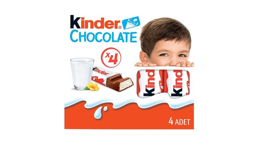 Kinder Chocolate Milk Chocolate 4-pack 50 g
