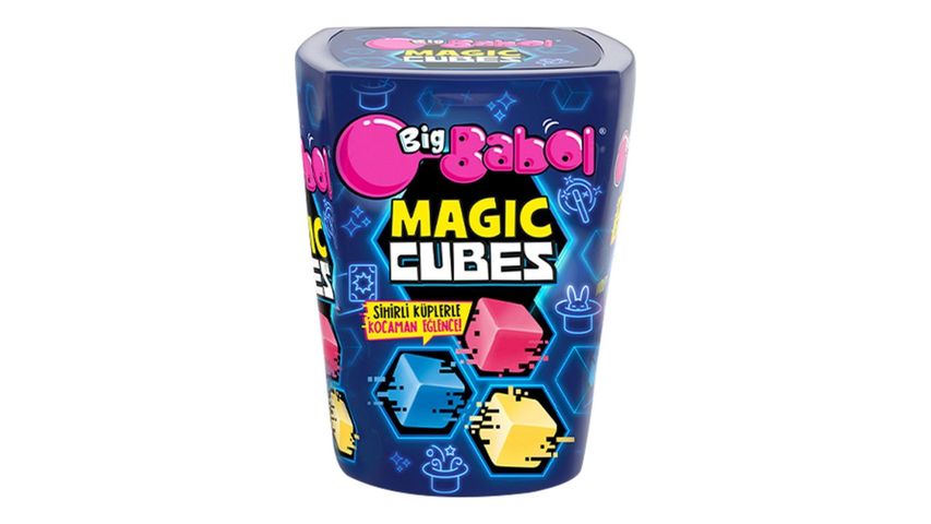 Big Babol Magic Cubes Mixed Fruit Flavored Gum 86 g