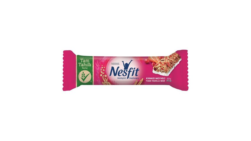 Nestlé Nesfit Kırmızı Meyveli Tam Tahıllı Bar 23,5 g