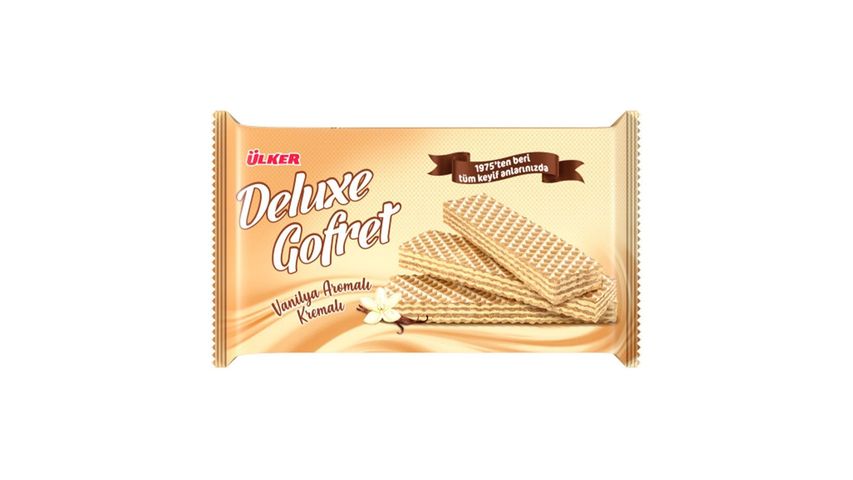 Ülker Deluxe Vanilya Aromalı Kremalı Gofret 220 g