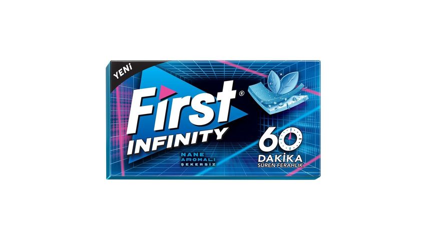 First 60 Dakika Nane Aromalı Şekersiz Sakız 27 g