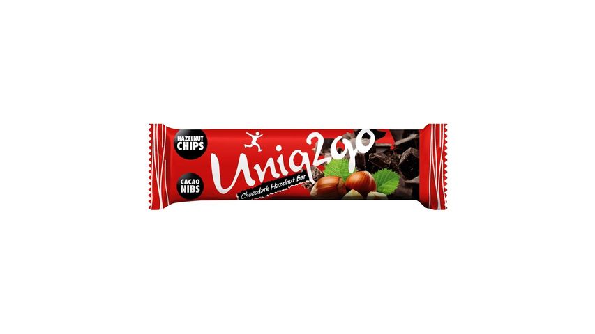 Uniq2go Chocodark Fındıklı Protein Bar 38 g