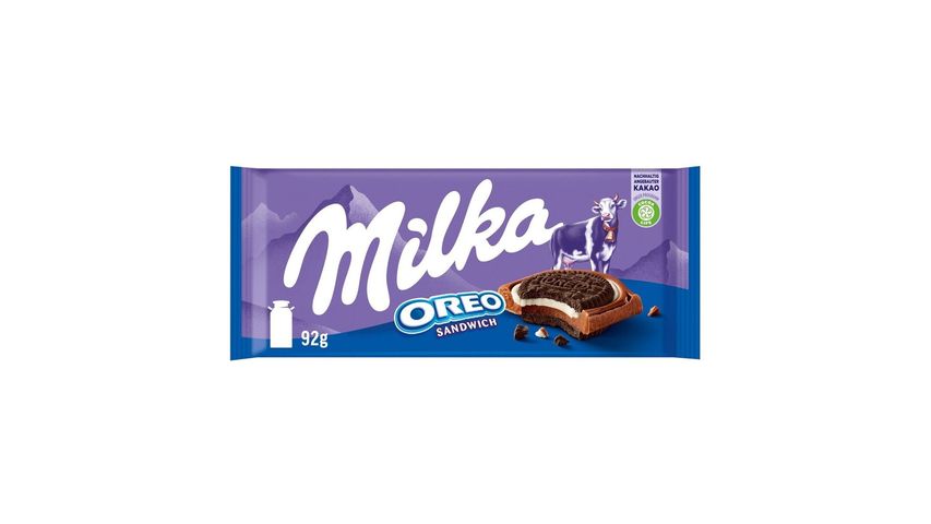Milka Oreo Cocoa Biscuit Sandwich Chocolate 92 g