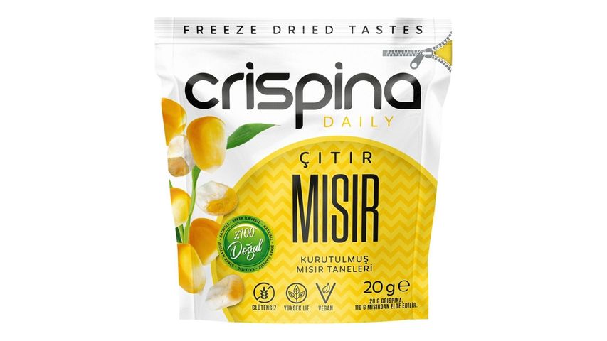 Crispina Kurutulmuş Çıtır Mısır Taneleri 20 g