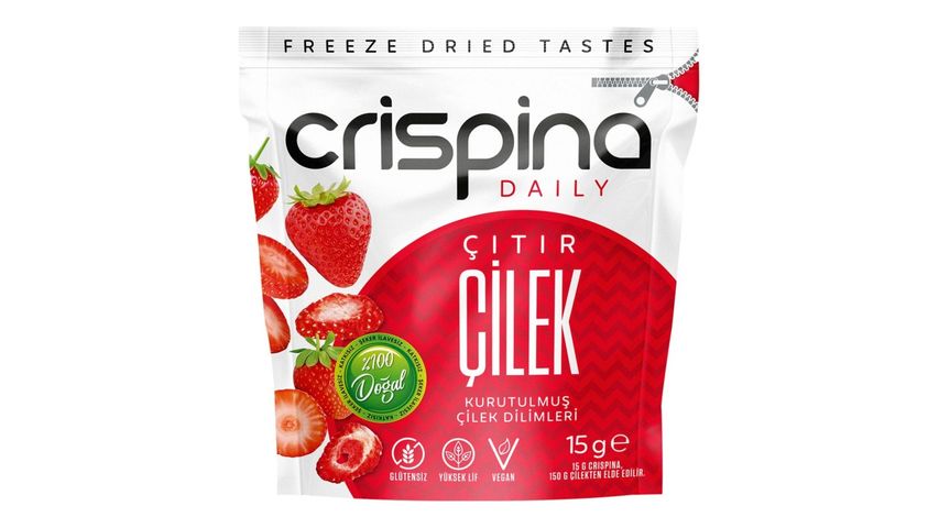 Crispina Dried Crispy Strawberry Slices 15 g