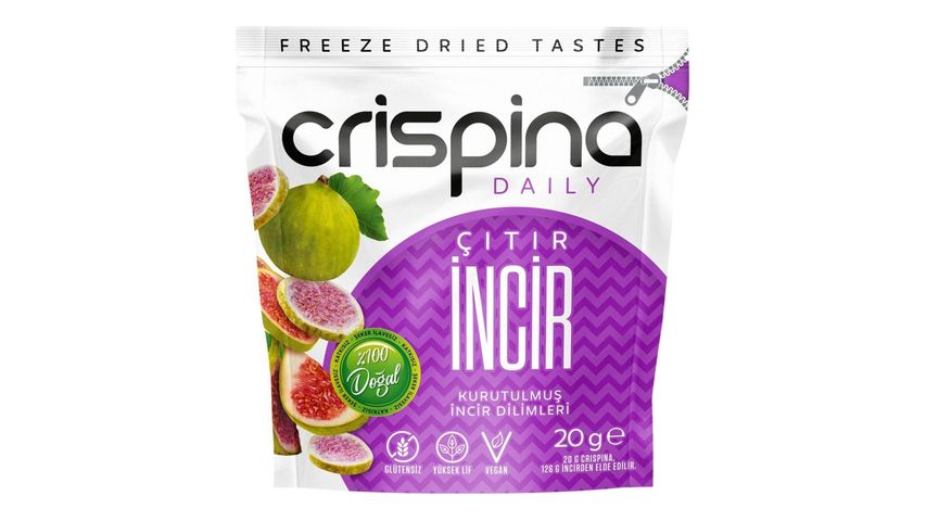 Crispina Kurutulmuş Çıtır İncir Dilimleri 20 g