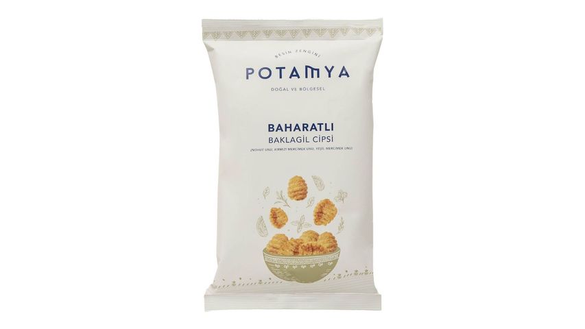 Potamya Glutensiz Baharatlı Baklagil Cipsi 50 g