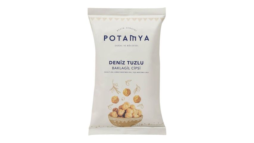 Potamya Gluten-Free Sea Salt Legume Chips 50 g