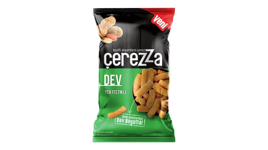 Çerezza Dev Yer Fıstıklı Mısır Çerezi Parti Boy 145 g