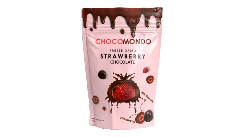 ChocoMondo Sütlü Çikolata Kaplı Çilek Draje 80 g