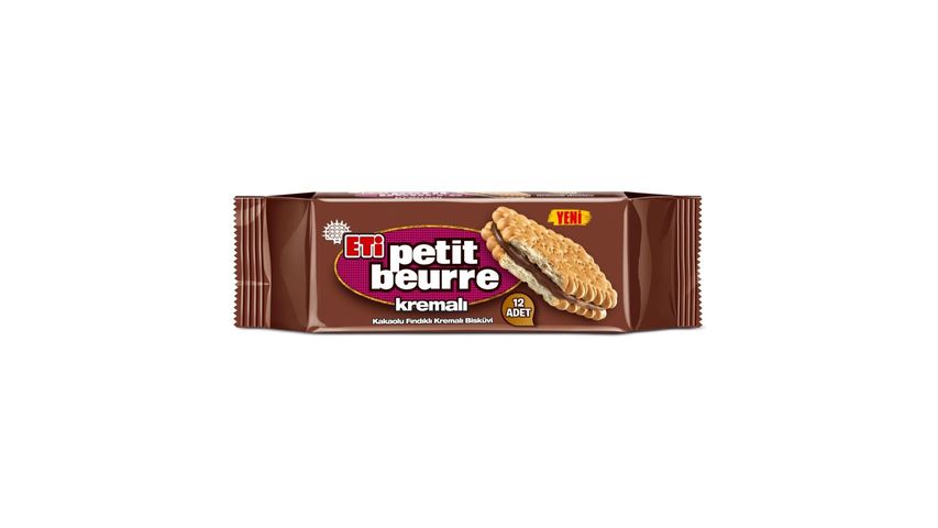 Eti Petit Beurre Kakaolu Fındıklı Kremalı Bisküvi 270 g